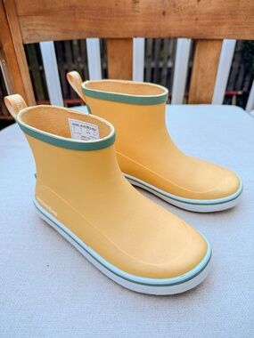 Grundens Kid's Guppy Rain Boots Size 2 Girl's Boys